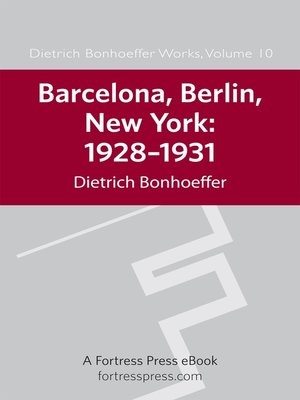 cover image of Barcelona Berlin DBW Vol 10